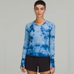 Lululemon Swiftly Tech Long Sleeve Marble Dye Commander